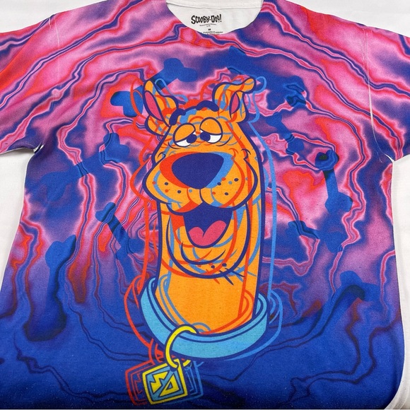 Scooby Doo Men’s  T-Shirt Large Graphic Scooby-Doo With Bones Hanna Barbera Sz:M - Picture 11 of 13